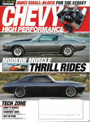 CHEVY HIGH PERFORMANCE 2014 MAR - 388CI, SUPERCHARGERS, INTERIORS, CARBS*